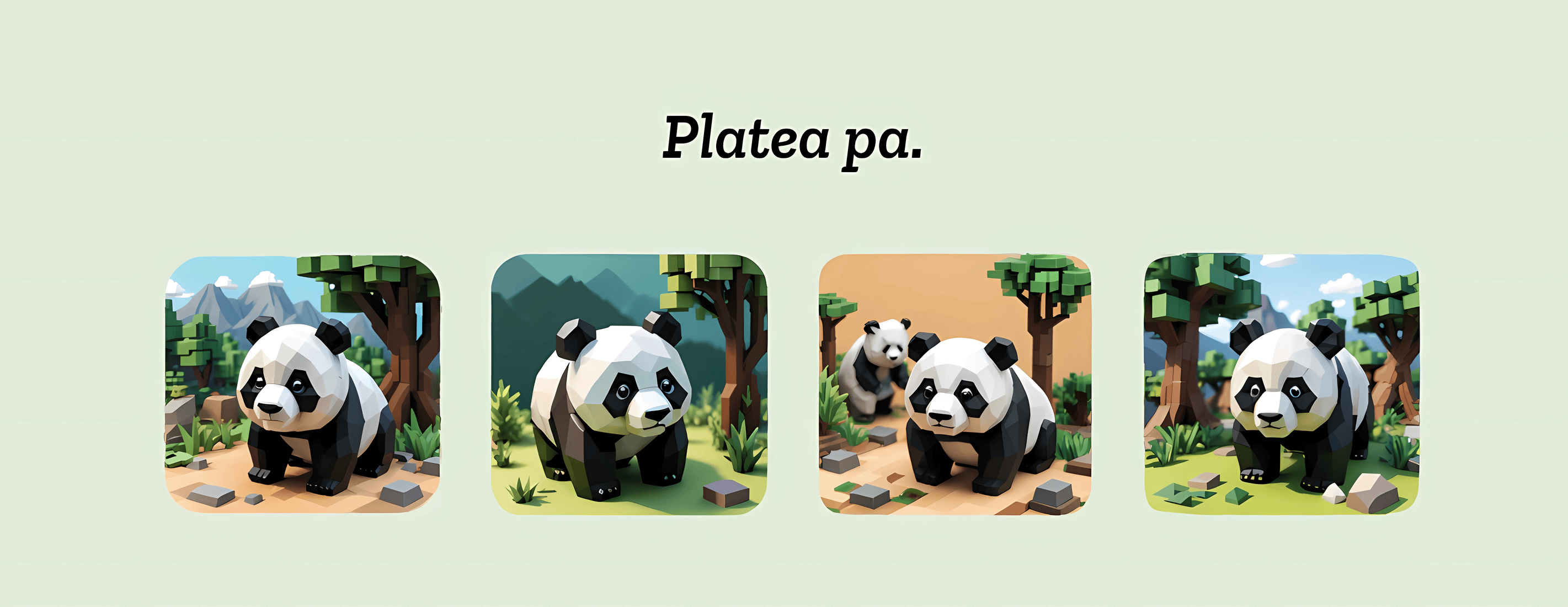 Website of PandaZoo
