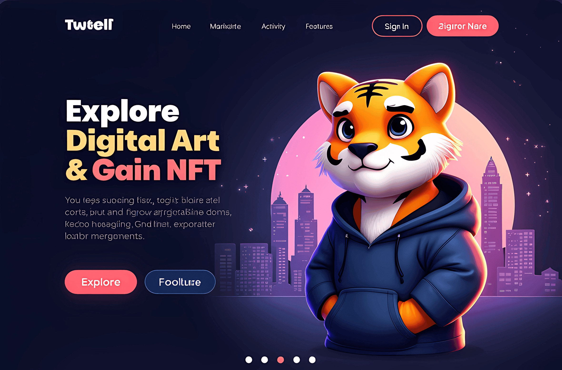 Portfolio website images 